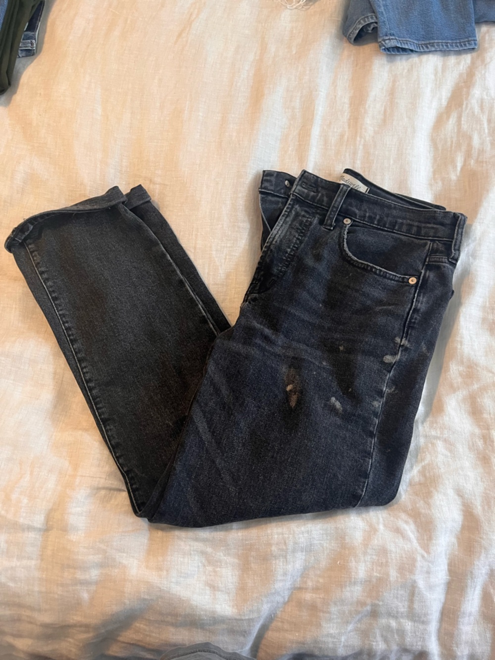 Madewell Women's Black Cropped Ankle Jeans